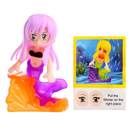 Plastic designer "Mermaid", 6 parts, mix-1