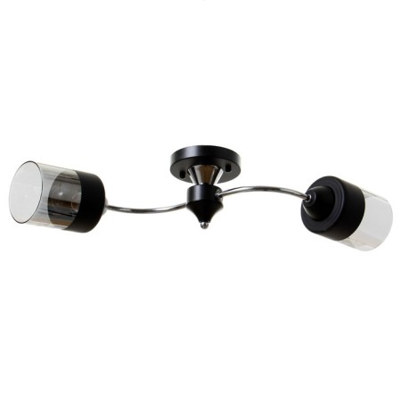 Estel chandelier 2he27 40W black-chromium 60x20x23 cm Bayerlux