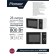 Pioneer MW356S microwave oven, 800 watts, 6 programs, sensor, 23 l, black and white