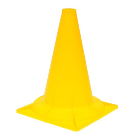 Cone, yellow color, 32 cm