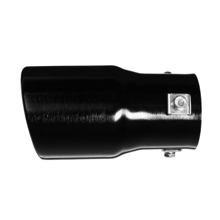 Duffer for a muffler 13.5 × 7.5 cm, planting 60 mm, beveled, black glossy-1