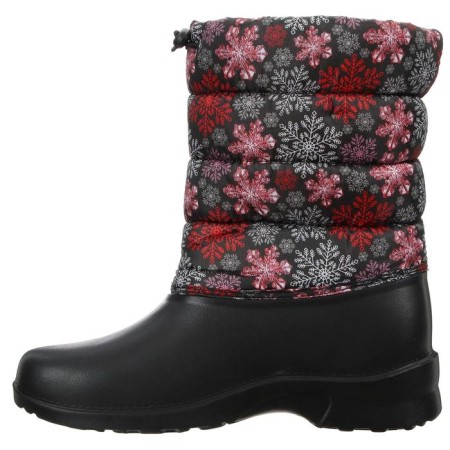 Combined boots with a latch, artificial fur, size 40, color mix-2