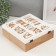 Casket tree with divisions "Collection of cups" 23.3x23.3x8 cm