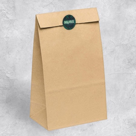 A set of organic business stickers, 50 pcs, 4 × 4 cm-4