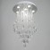 Lamp Cascade "Aletta" 7xled chrome 50x50x86cm Bayerlux