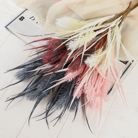 Bouquet "spruce branches with grass" 39 cm, mix-2