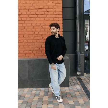 Jumper male ise, size 58, black color-11