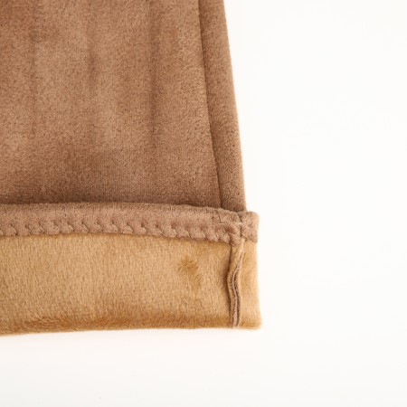 Gloves are female, dimensionless, without insulation, beige color-3