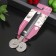 Knife for pizza and dough bonjo, double, 18 × 7 cm, d = 4 cm, black color