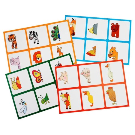 Plastic lotto "Guess who is this? Find half "-2