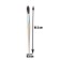Round brush, pony pins, No. 10