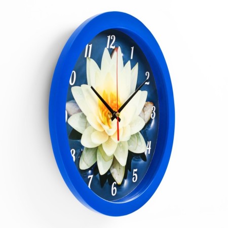 Wall watches, D-28 cm, interior, "water lily", silent-1
