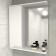 Cabinet-mirror Leon 60, left, white color, 15 x 60 x 70