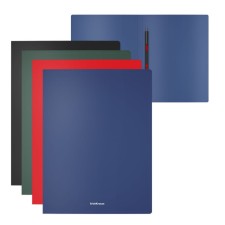 Folder with A4 spring -fingers A4, 400 microns, root of 17 mm, Erichkrause Matt Classic, up to 150 sheets, mix