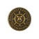 Souvenir coin on the graduation “Good luck in endeavors”, metal, d = 2.5 cm