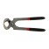 Building tundra ticks, rubberized handles, 160 mm