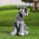 Garden figure "Rizenshnauzer" 20cm