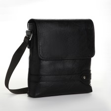 Male bag, black color