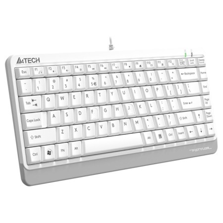 Keyboard A4Tech FSTYLER FKS11 White/Gray USB-5