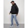 Male spring jacket, size 48, black color