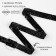 Rhinestones are thermoclayes, width - 15 mm, 4.5 ± 0.5 m, black color