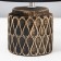 HELP LAM 32166/1 E14 40W Black with a golden patina 20x20x28 cm Risalux