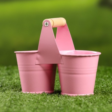 Double pot with a pen 11*5*8.5cm-1