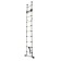 Strenger-ladder telescopic tundra, folding, aluminum, 2.2 x 2.2 m