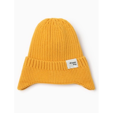 Hat children's baby I r.48-50 yellow-4