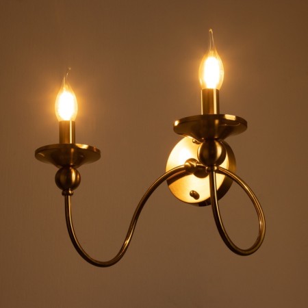Sconces "Milano" 2he14 40W bronze 36x26x24 cm-2