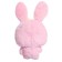 Soft toy "Bunny" with a bow, 20 cm, pink color