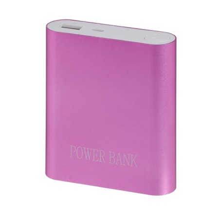External battery Luazon model PB-11, USB, 7200 mAh, 1 A, charging indicator, gray-2