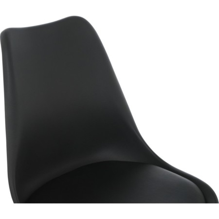 Plastic stool Bonuss array/plastic/coconut, natural/black 49x57x82 cm-6
