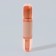 Set of makeup brushes, 4 objects, orange color