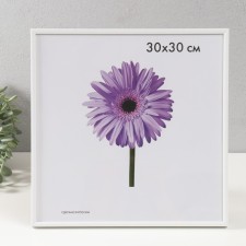 Photo frame plastic LIDA 30x30 cm white (plastic screen)