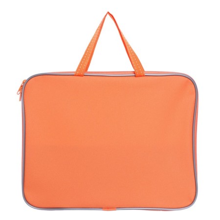 Folder with handles textile A4, 360 x 270 x 20 mm, inner pocket Calligrata, "Office" 1Sh421, Orange-2