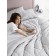 Softt blanket, size 172x205 cm, gray