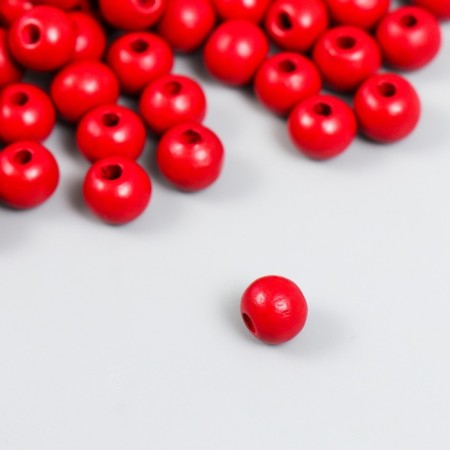 Beads for creativity tree "Red" D-0.8 cm, set of 20 g-1