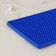 Bar rug of shade, 30 × 15 × 0.9 cm, rubber, blue color
