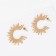 Earrings Metal "Atmosphere" Sun, Yarilo, Color Gold