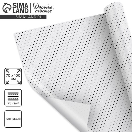 Glossy packaging paper "Golts", 1 sheet, 70 x 100 cm