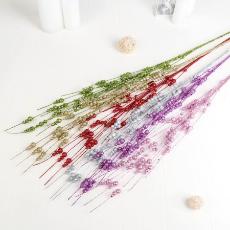 Decor shine "Three balls" 130 cm, mix