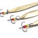 Vertical "Yaman" Bulava with a tee, size 60 mm, 10.7 g, brass color
