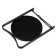Coffee table "Grace" YS-037, black 42x46 cm