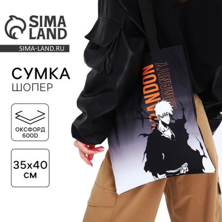 Bag Schoper "Ichigo", 35x0.5x40 cm, department without lightning, without lining, black