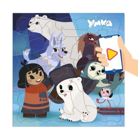 Puzzle with augmented reality "Umka and Friends", 45 details