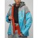 Ski suit female, size 60, blue color