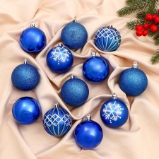 Set of balls plastic D-6 cm, 12 pcs 
