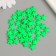 Decor for creativity plastic "Stars" neon green set 50 pcs 1.4x1.4 cm