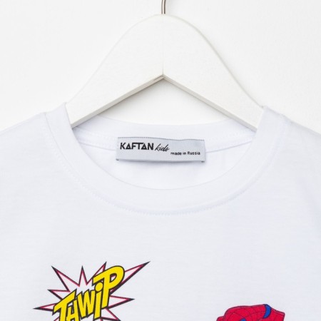 T-shirt Children's Spider-Man, height 110-116, white-8